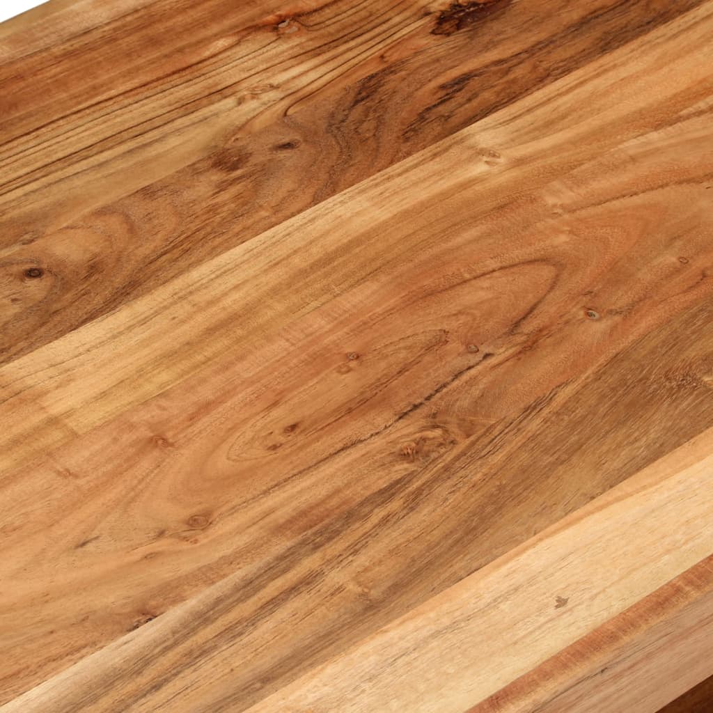 vidaXL Mesa de centro madera maciza acacia 120x55x40 cm