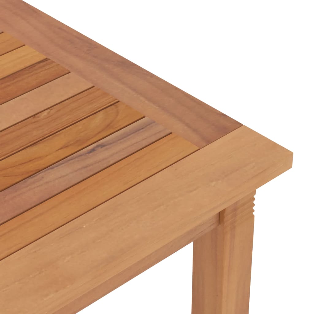 vidaXL Mesa de comedor de jardín madera maciza de teca 200x90x75 cm