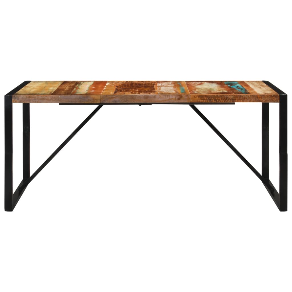 vidaXL Mesa de comedor madera maciza reciclada 175x90x76 cm