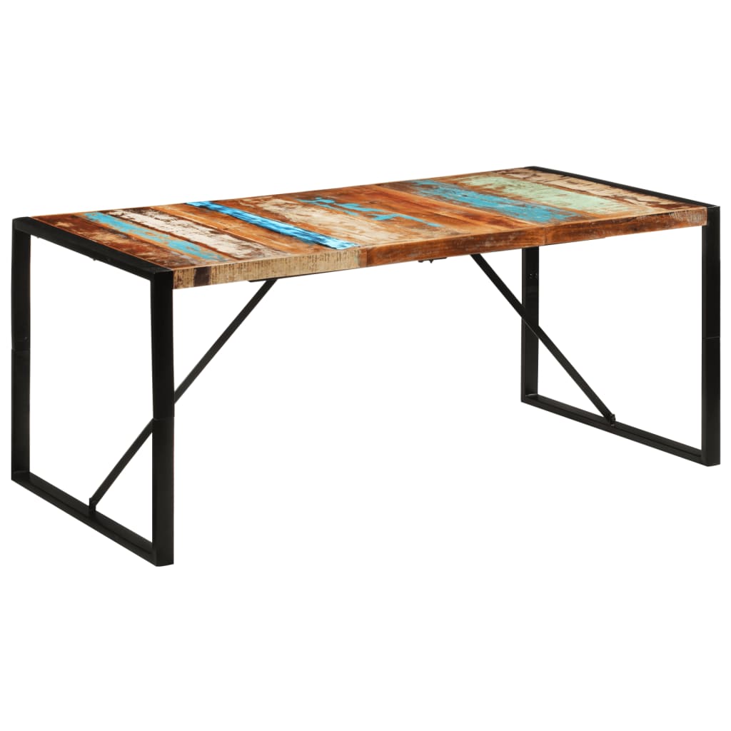 vidaXL Mesa de comedor madera maciza reciclada 175x90x76 cm