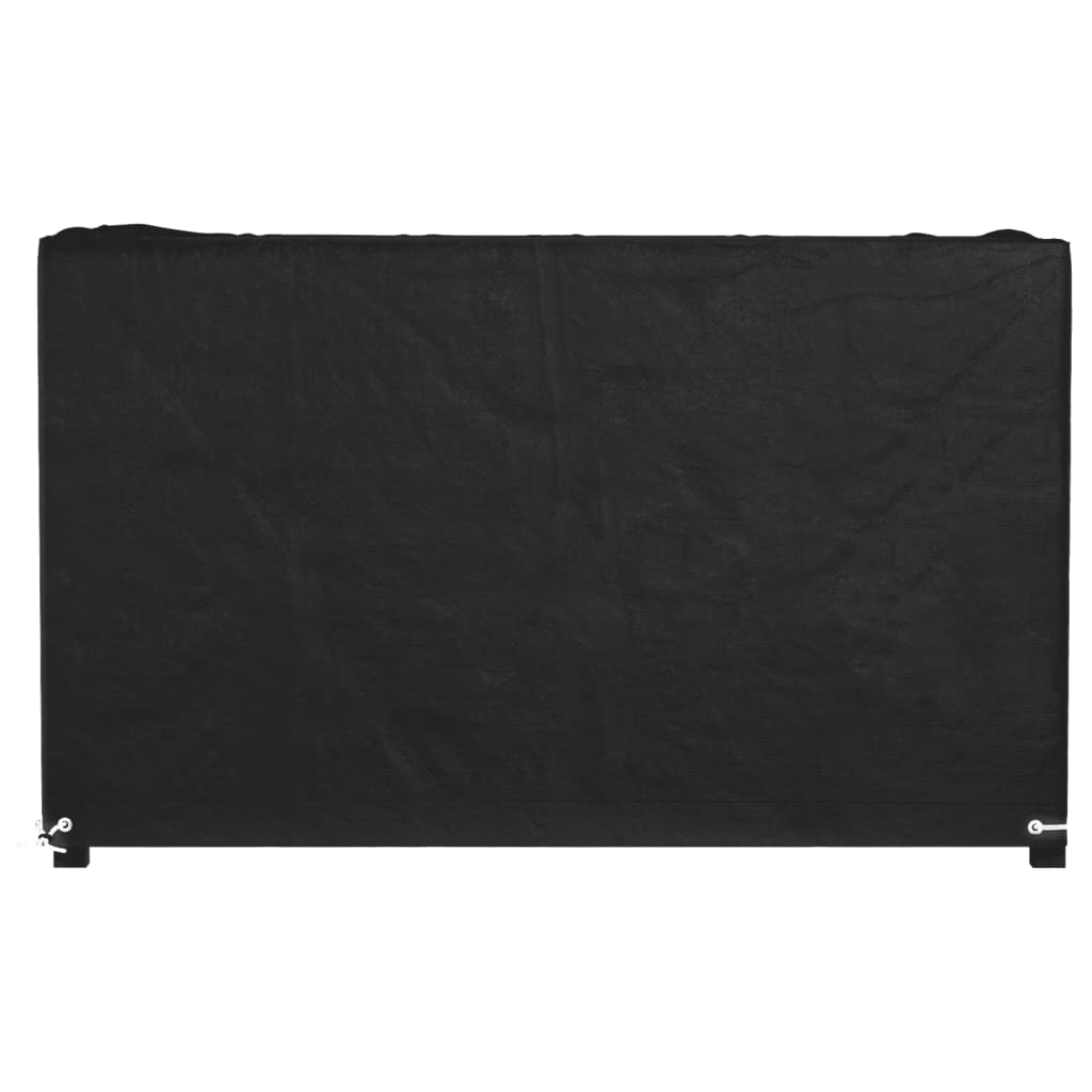 vidaXL Funda para muebles de jardín 8 ojales rectangular 125x55x75 cm