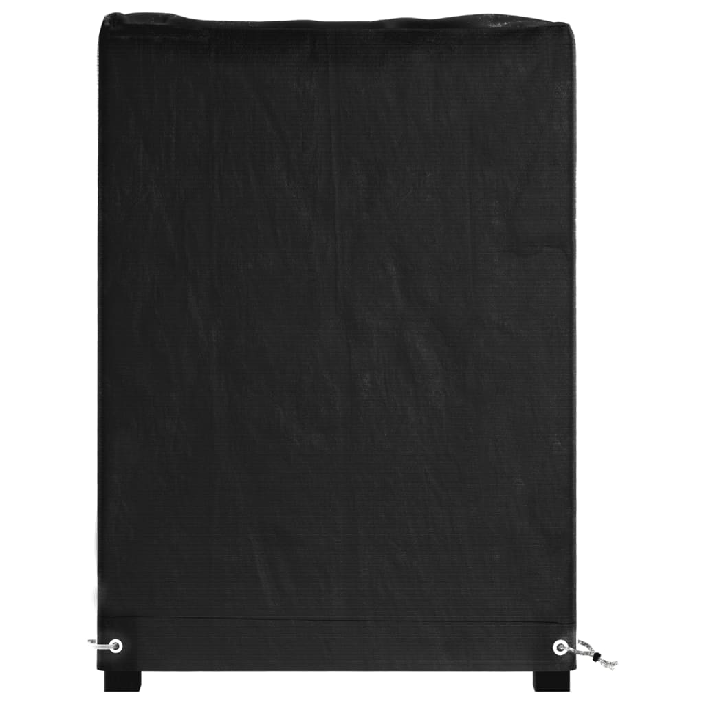 vidaXL Funda para muebles de jardín 8 ojales rectangular 125x55x75 cm