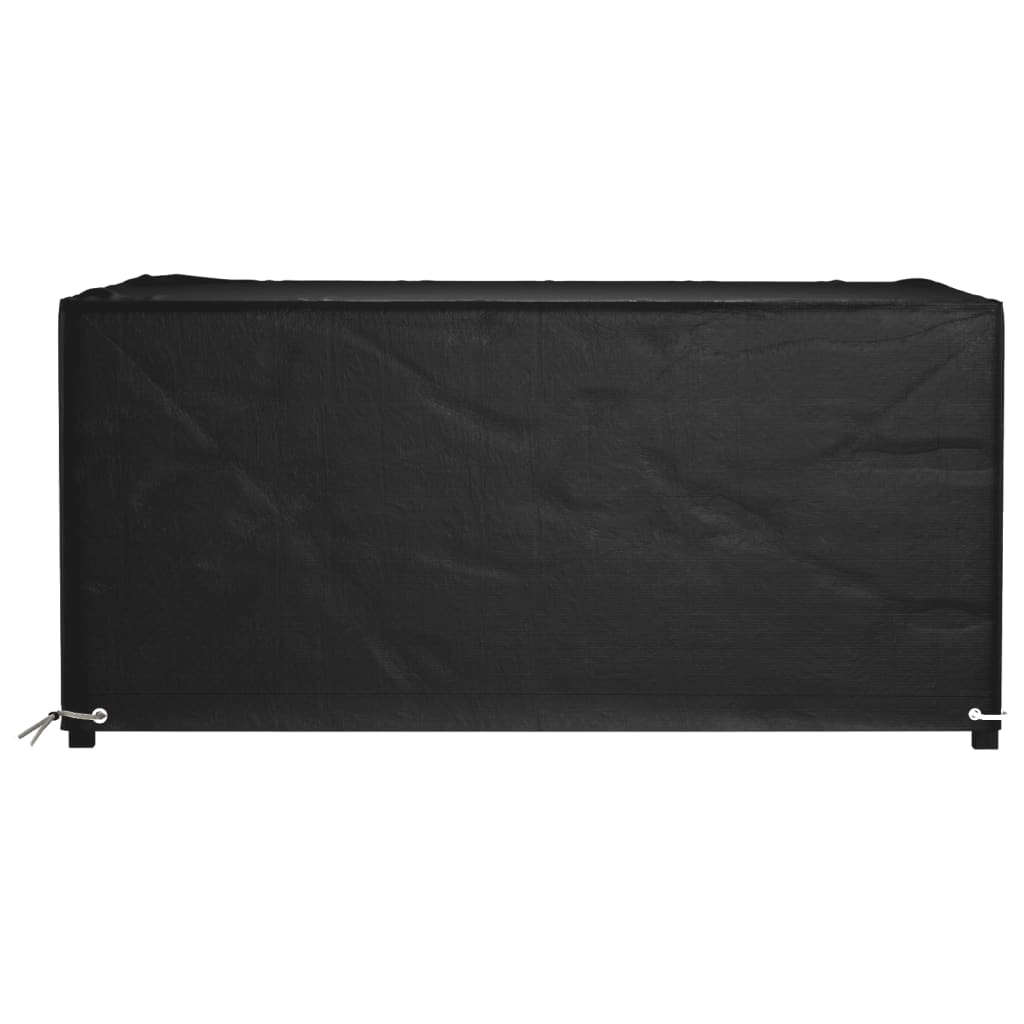 vidaXL Funda para muebles de jardín 8 ojales rectangular 160x120x75 cm