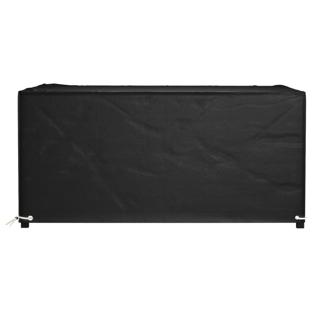 vidaXL Funda para muebles de jardín 8 ojales rectangular 180x135x80 cm