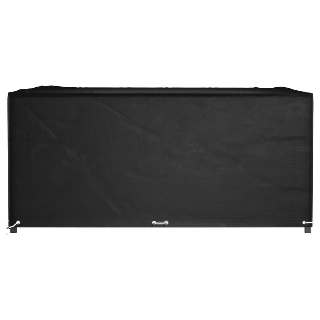 vidaXL Funda para muebles de jardín 16 ojales cuadrada 205x205x90 cm