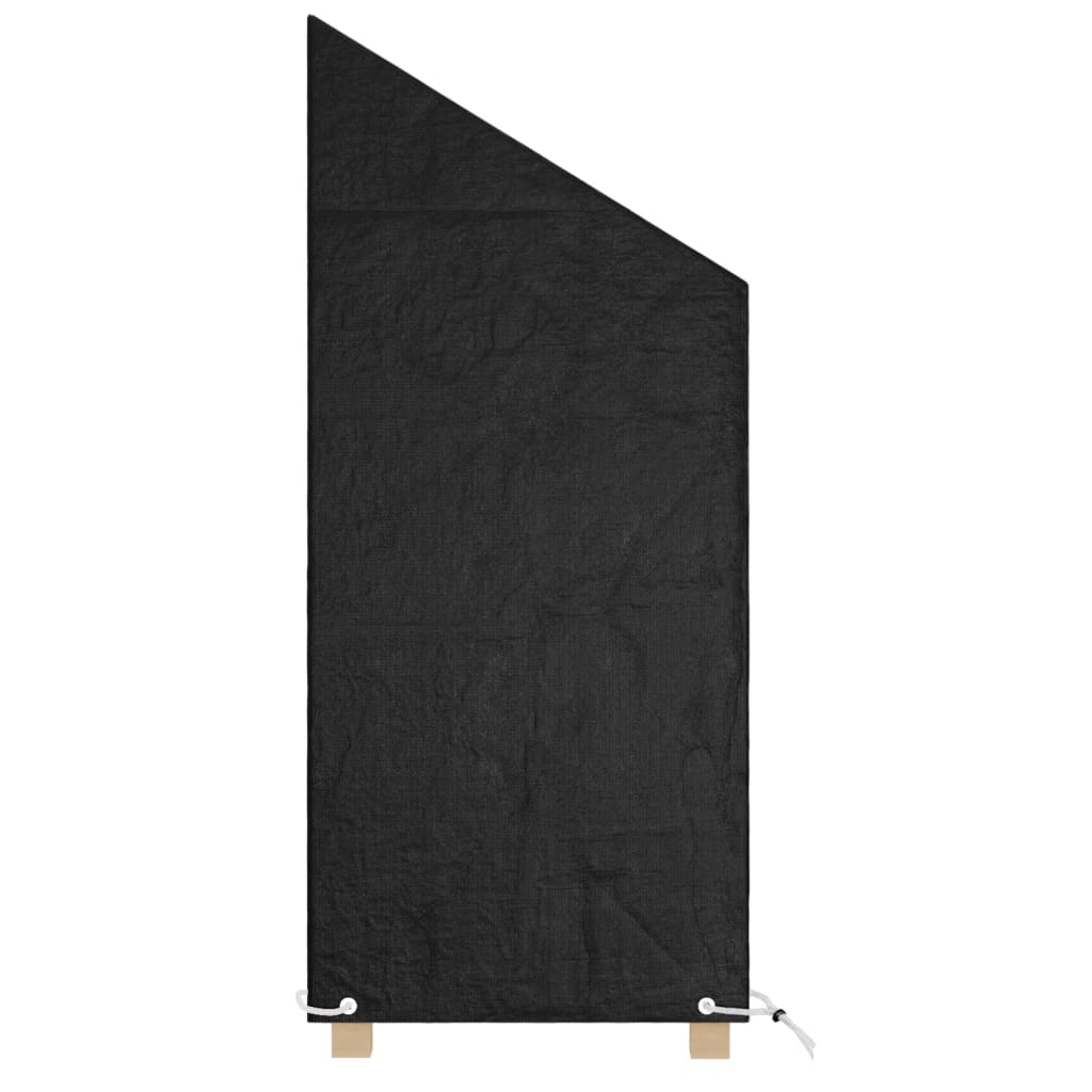 vidaXL Funda de silla de jardín 8 ojales polietileno 65x65x110/150 cm