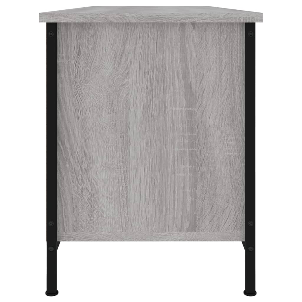 vidaXL Mueble para TV madera contrachapada gris Sonoma 102x35x45 cm