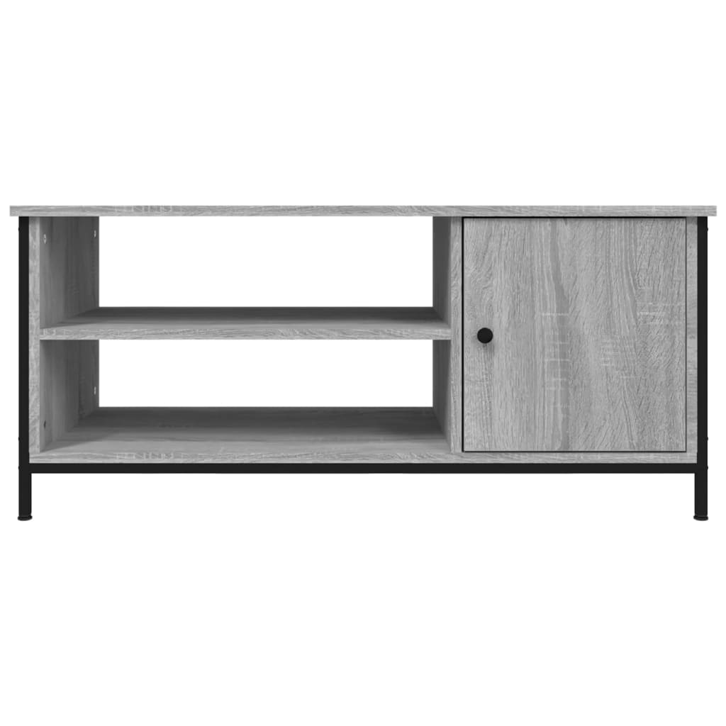 vidaXL Mueble de TV madera contrachapada gris Sonoma 100x40x45 cm