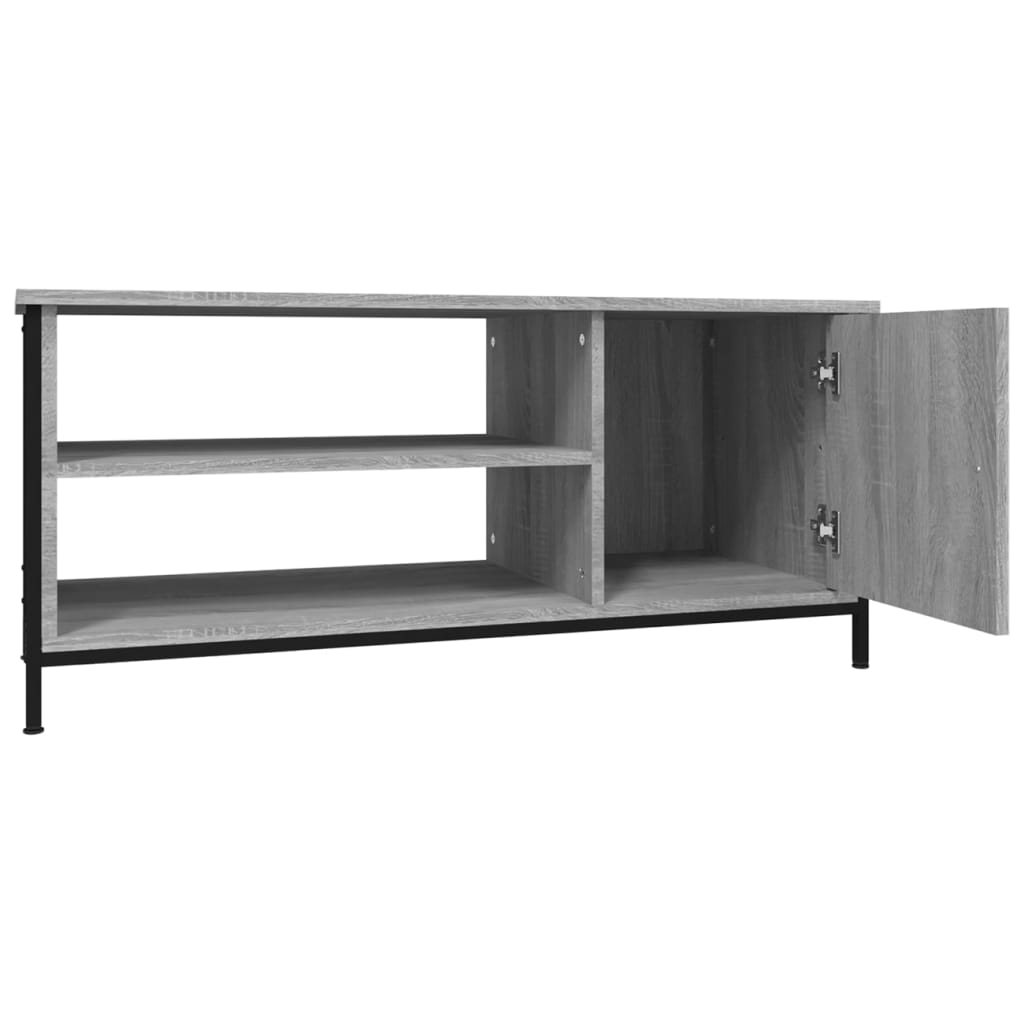 vidaXL Mueble de TV madera contrachapada gris Sonoma 100x40x45 cm