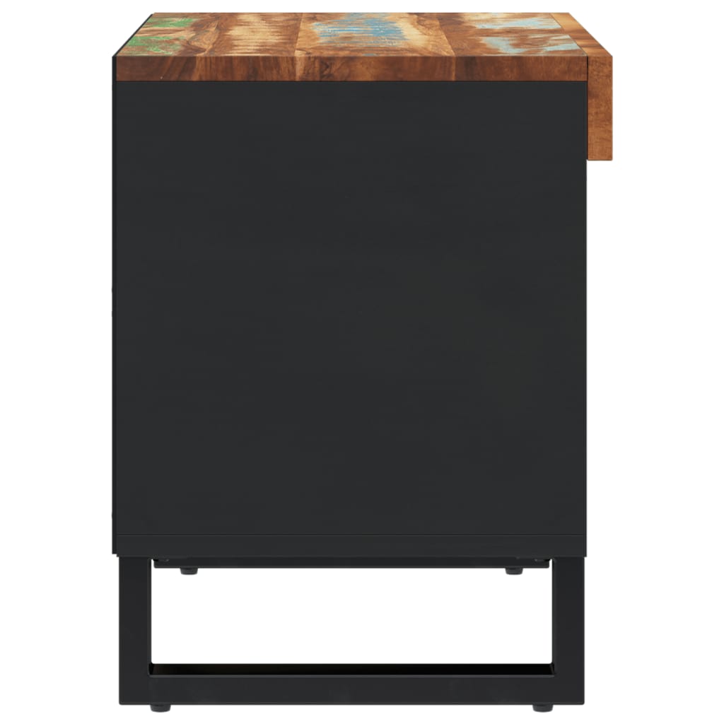 vidaXL Mueble de TV madera maciza reciclada 60x33x43,5 cm