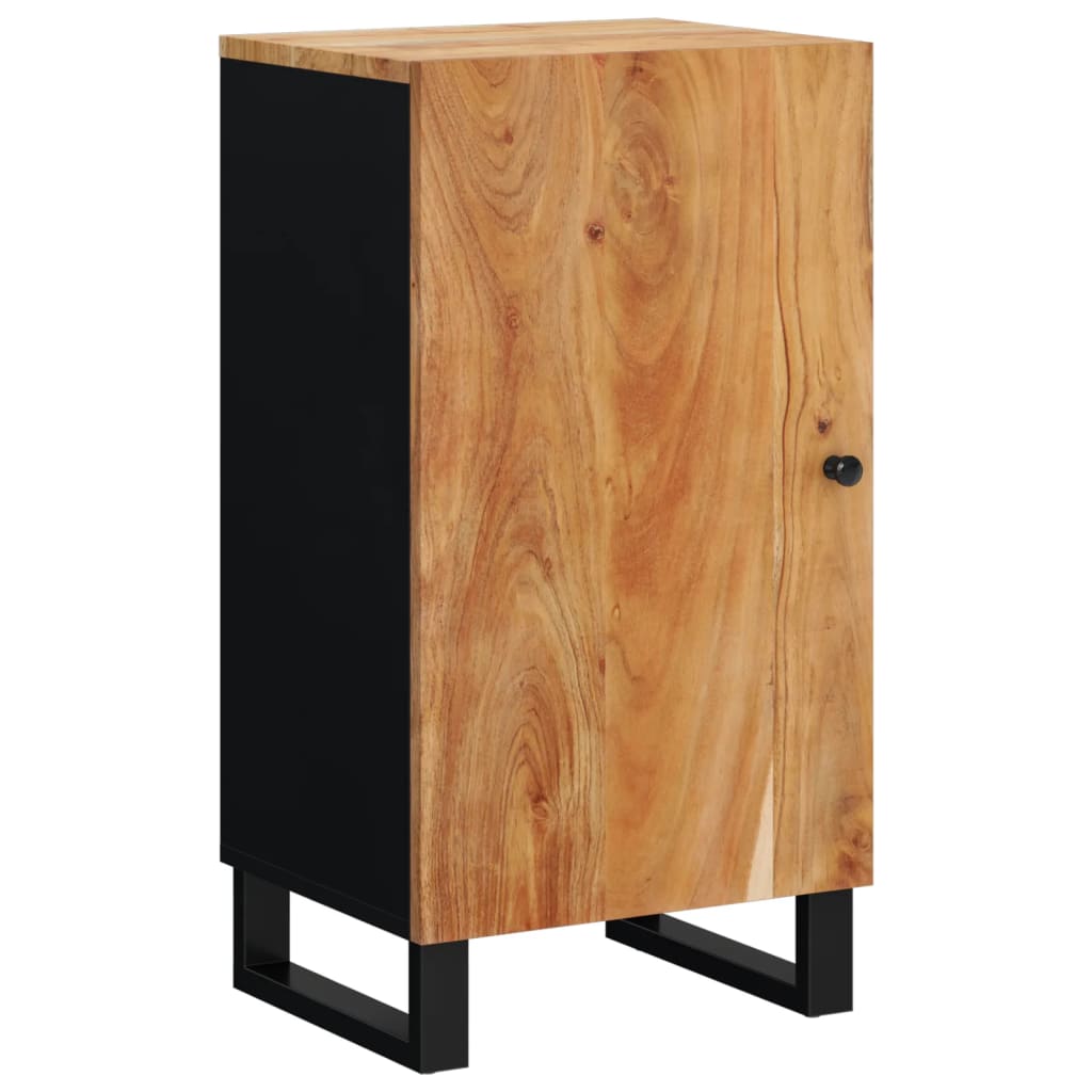 vidaXL Aparador con puerta madera maciza de acacia 40x31x75 cm