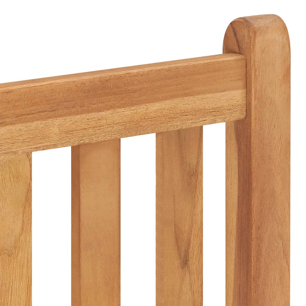 vidaXL Juego de comedor para jardín 3 pzas madera maciza de teca