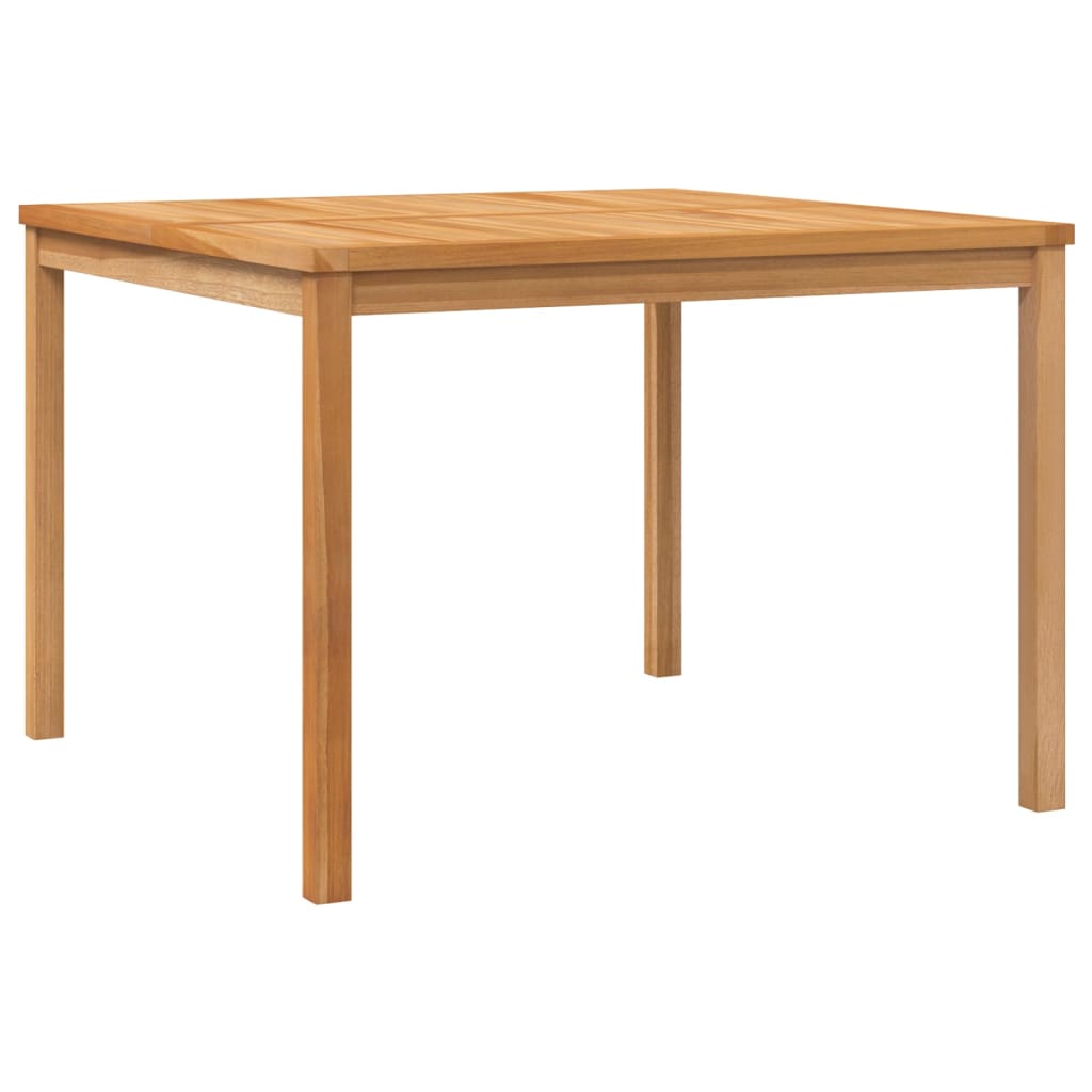 vidaXL Juego de comedor para jardín 3 pzas madera maciza de teca