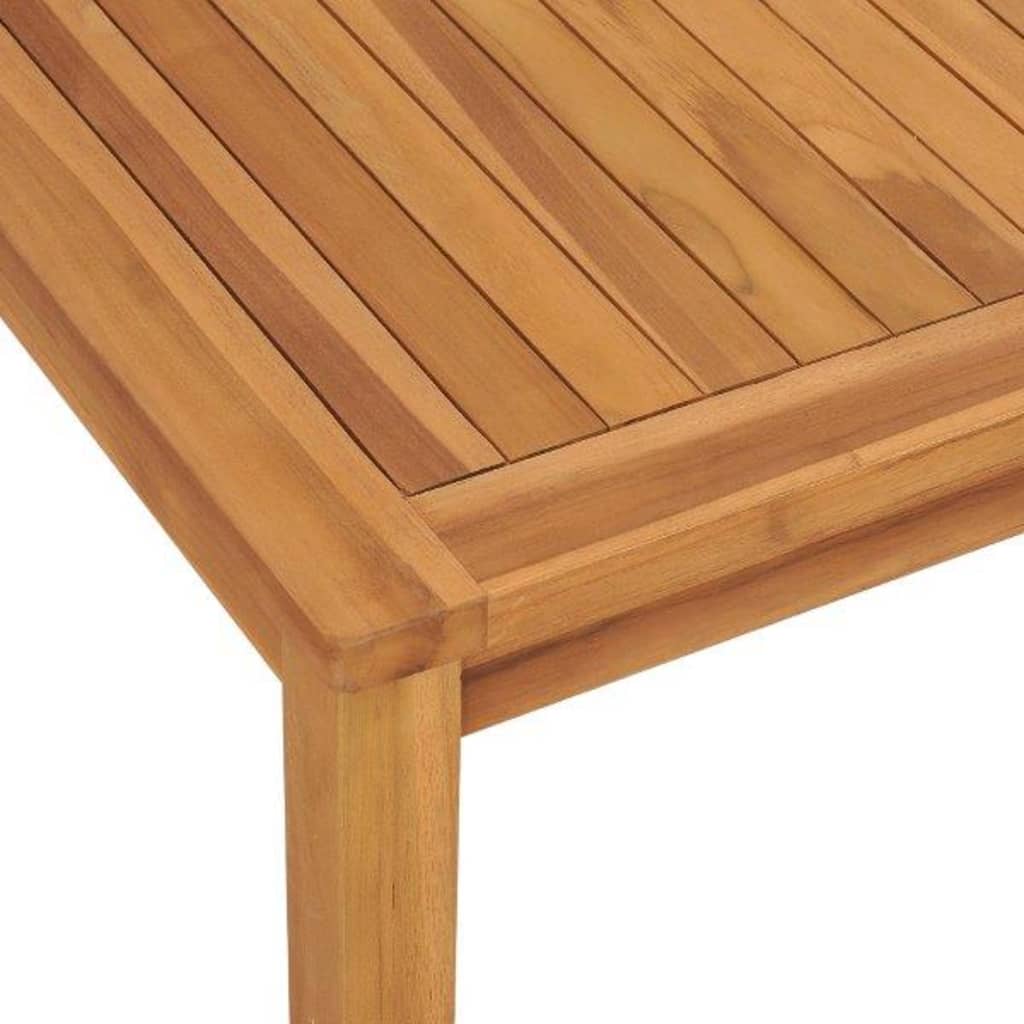 vidaXL Juego de comedor para jardín 3 pzas madera maciza de teca