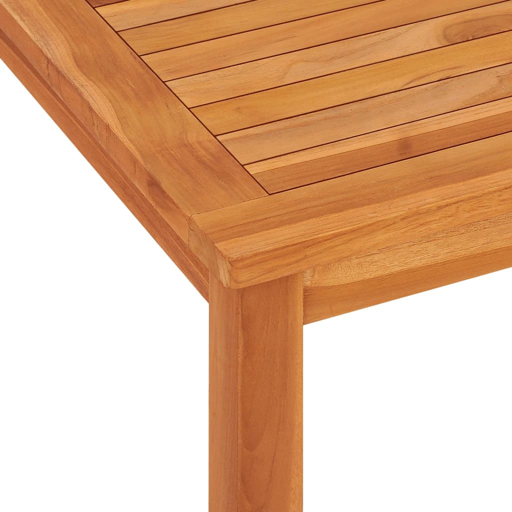 vidaXL Juego de comedor para jardín 3 pzas madera maciza de teca