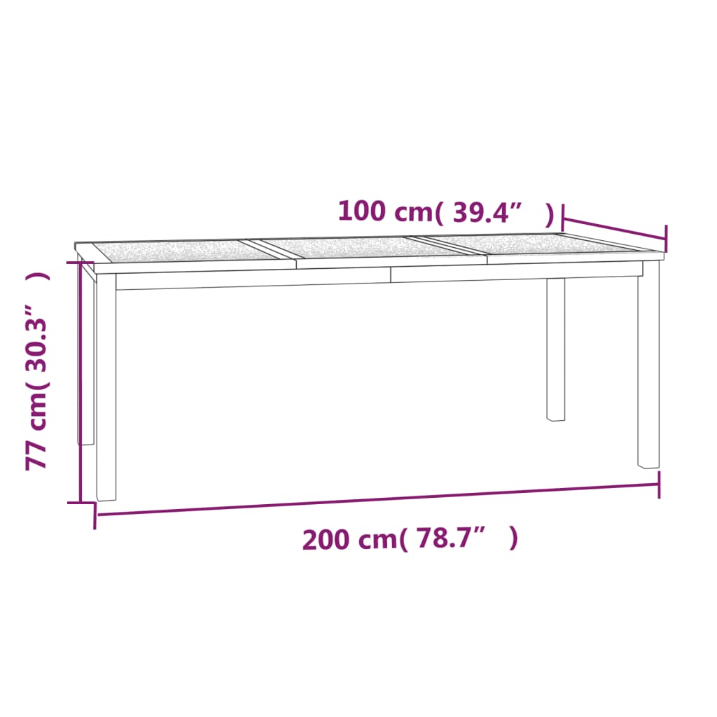 vidaXL Juego de comedor para jardín 3 pzas madera maciza de teca