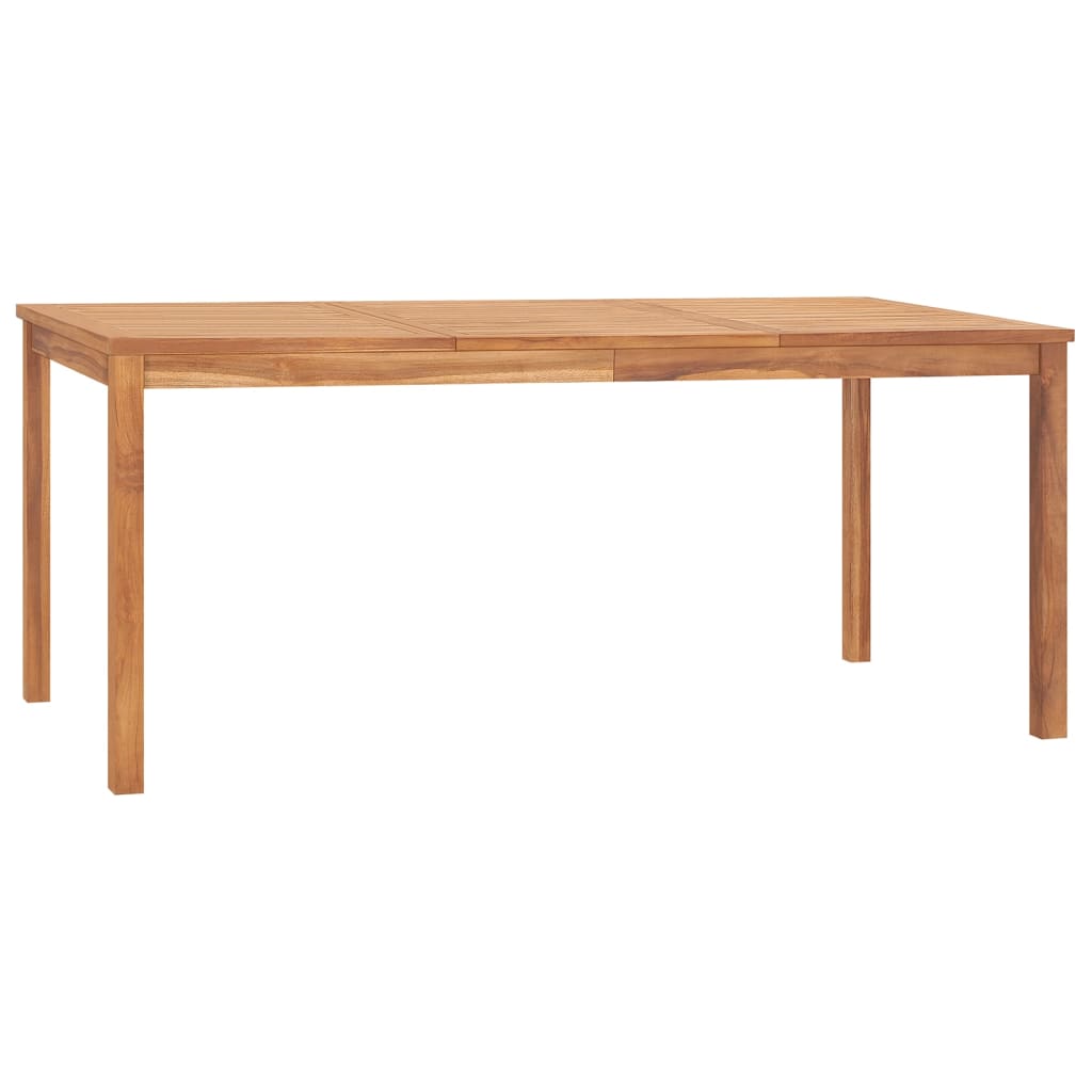 vidaXL Juego de comedor para jardín 3 pzas madera maciza de teca