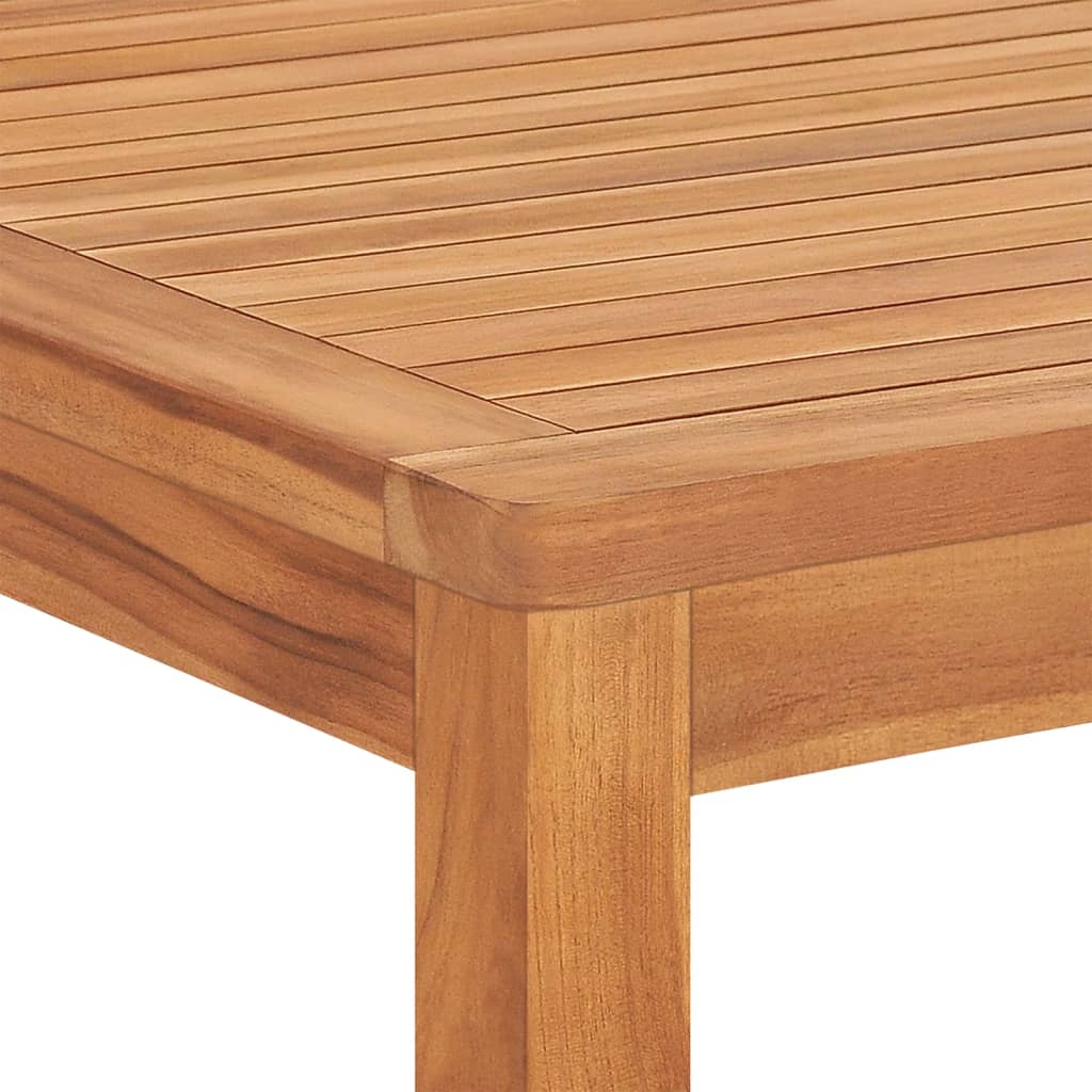 vidaXL Juego de comedor para jardín 3 pzas madera maciza de teca