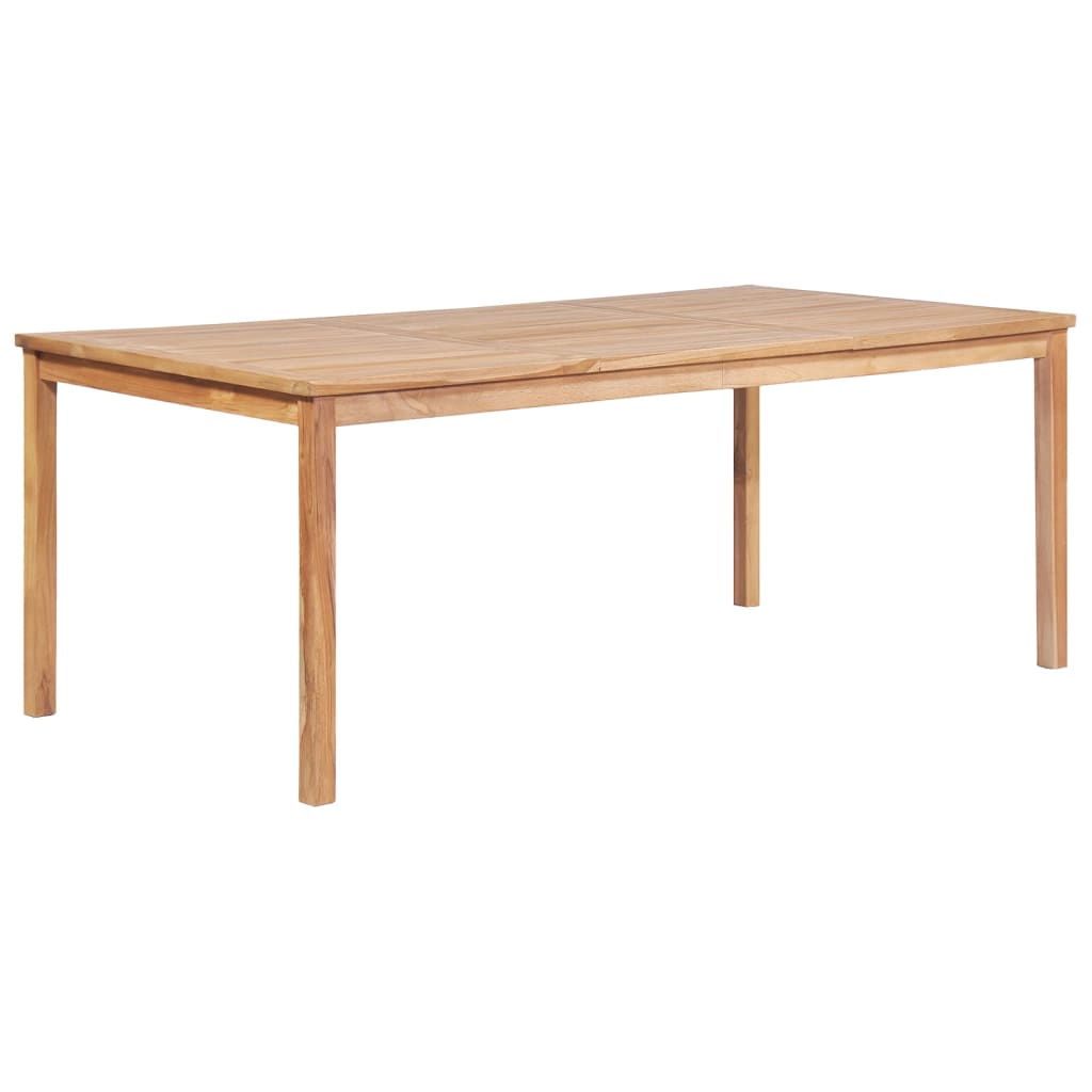 vidaXL Juego de comedor para jardín 3 pzas madera maciza de teca