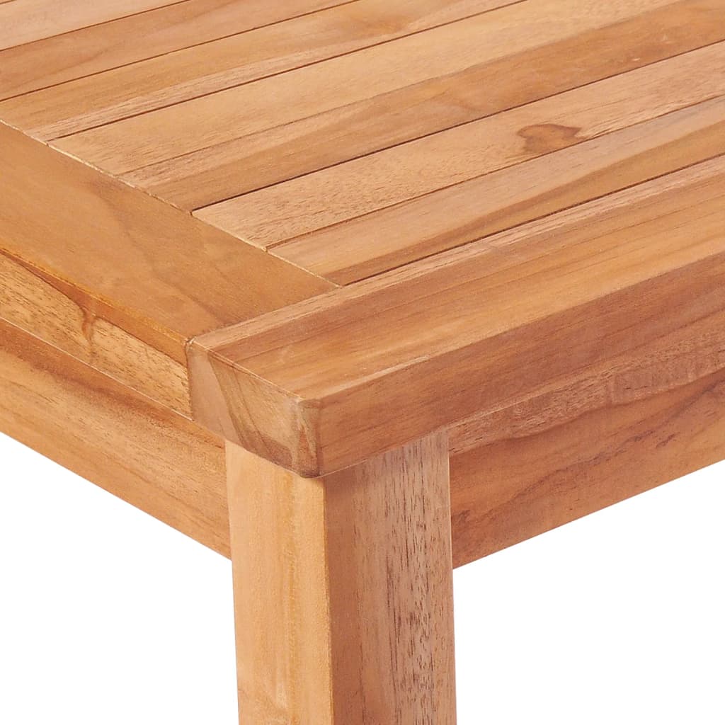 vidaXL Juego de comedor para jardín 3 pzas madera maciza de teca