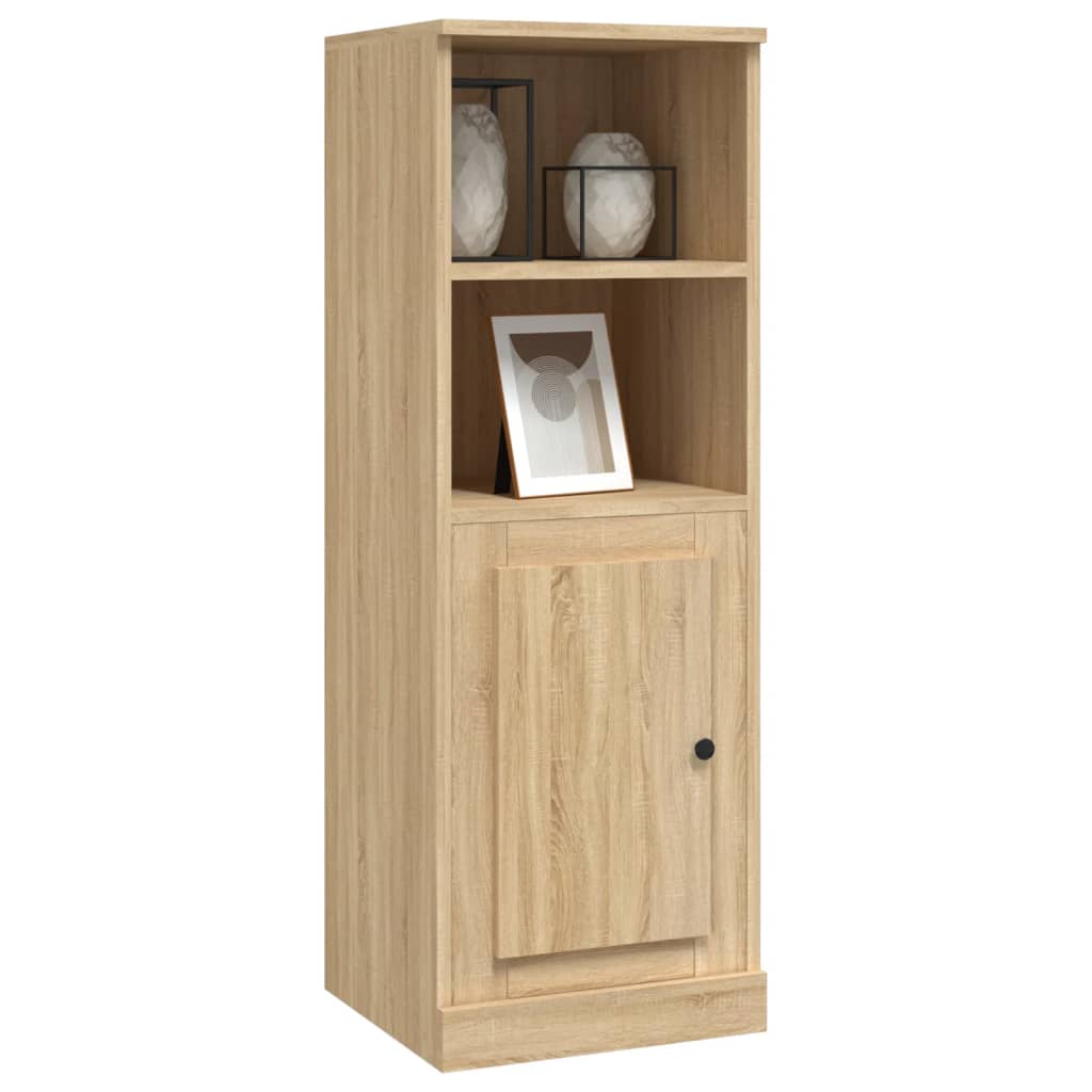 vidaXL Aparador alto madera contrachapada roble Sonoma 36x35,5x103,5cm