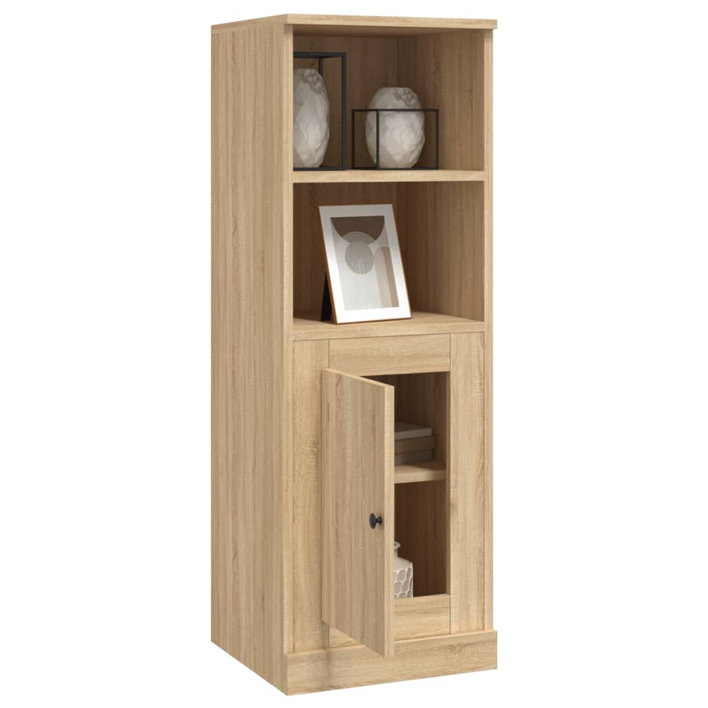 vidaXL Aparador alto madera contrachapada roble Sonoma 36x35,5x103,5cm