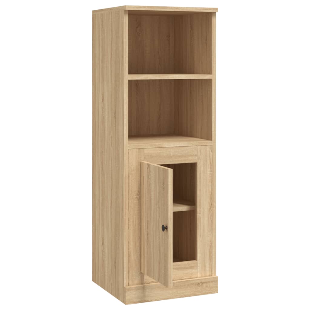 vidaXL Aparador alto madera contrachapada roble Sonoma 36x35,5x103,5cm