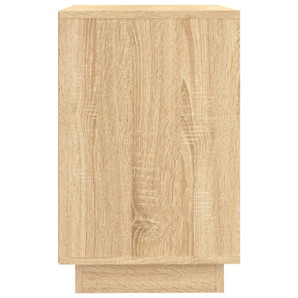 vidaXL Aparador de madera contrachapada roble Sonoma 102x35x60 cm