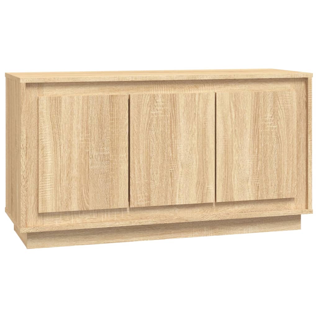 vidaXL Aparador madera contrachapada roble Sonoma 102x35x55 cm