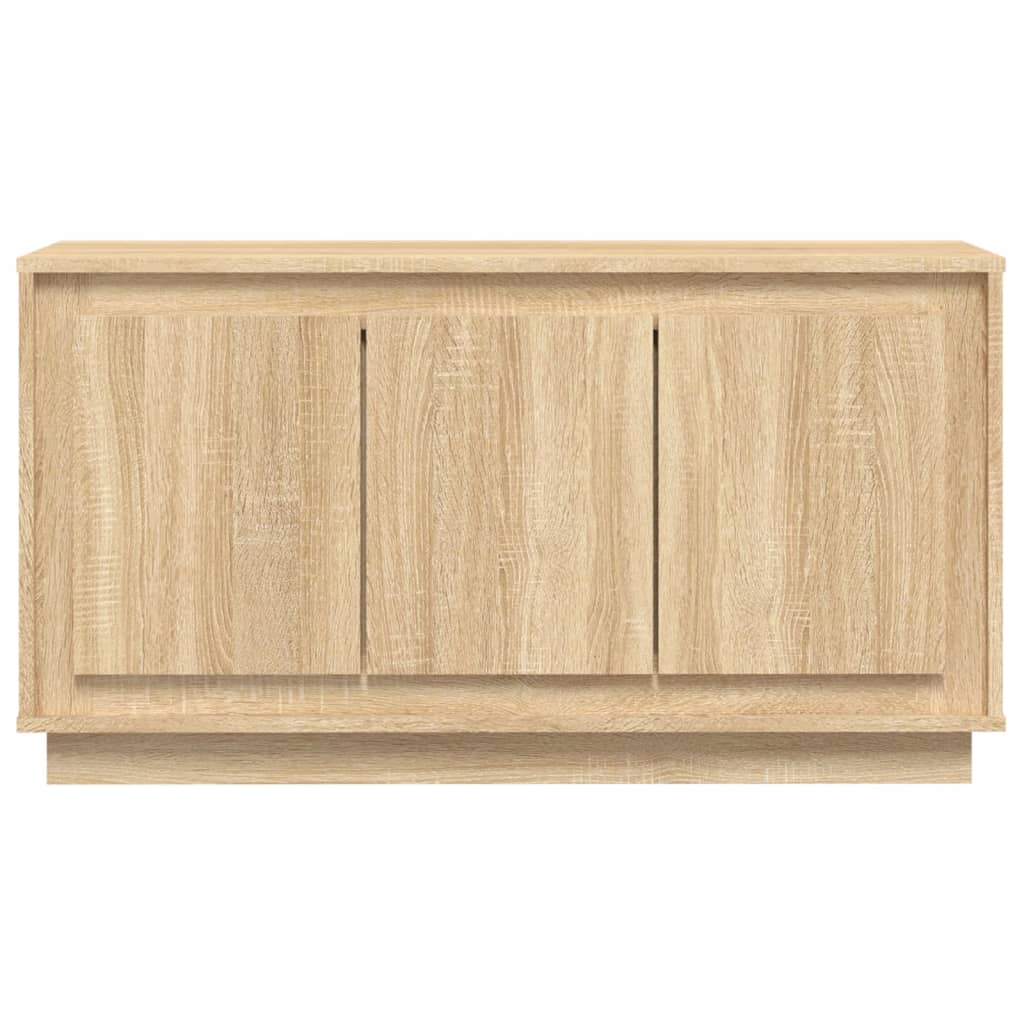 vidaXL Aparador madera contrachapada roble Sonoma 102x35x55 cm