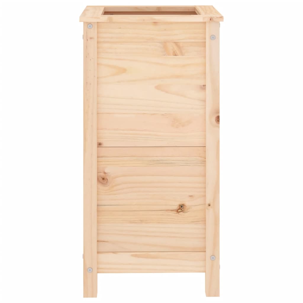 vidaXL Jardinera madera maciza de pino 40x40x78 cm