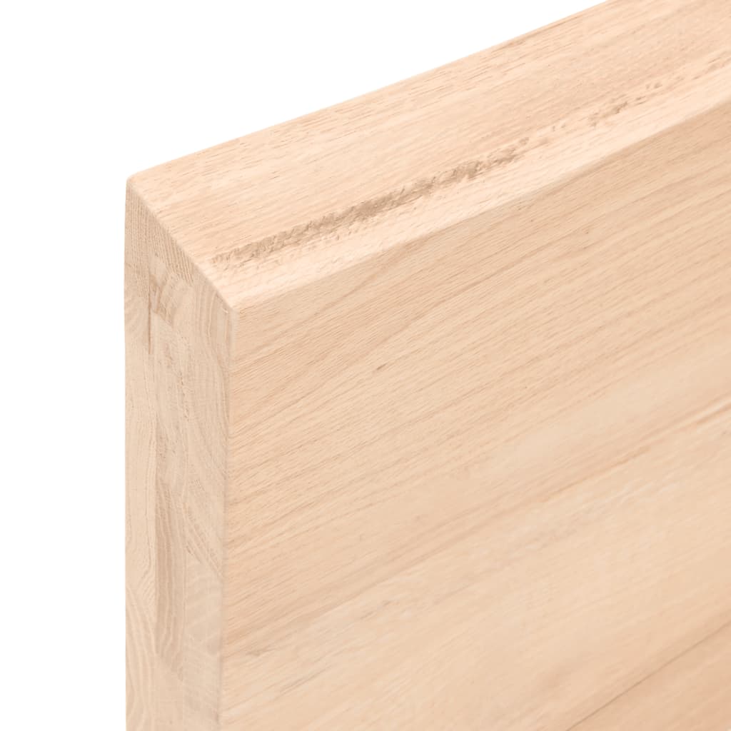 vidaXL Estante de pared madera maciza roble sin tratar 40x30x(2-6) cm