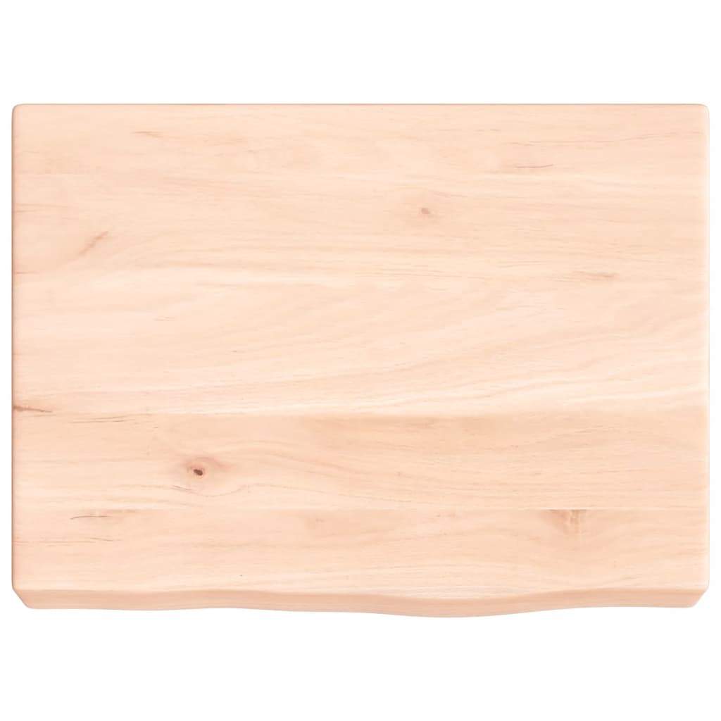 vidaXL Estante de pared madera maciza roble sin tratar 40x30x(2-6) cm