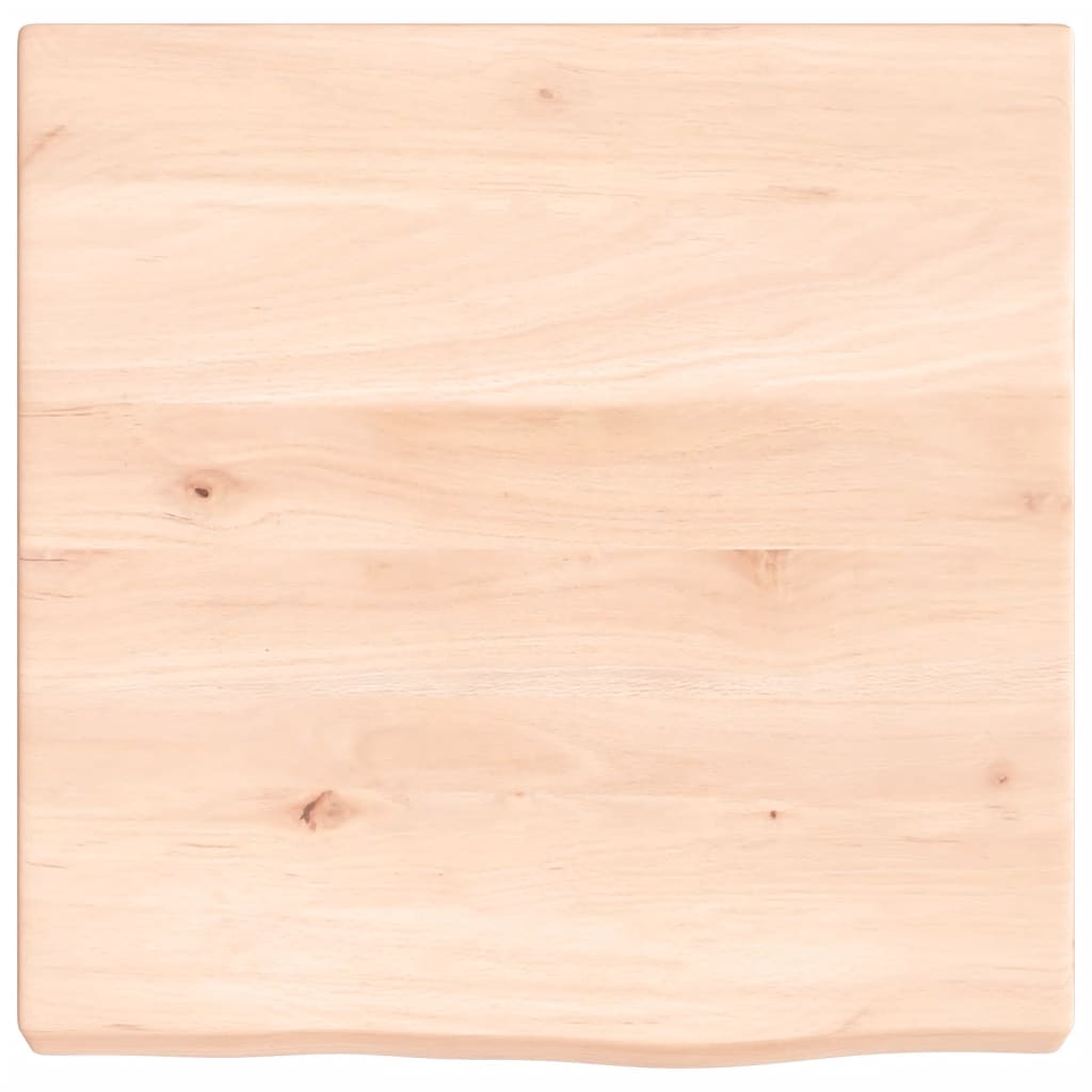 vidaXL Estante de pared madera maciza roble sin tratar 40x40x(2-4) cm