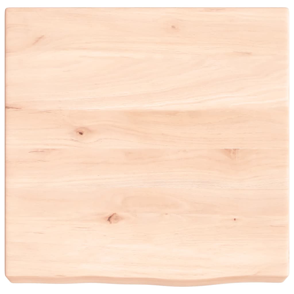 vidaXL Estante de pared madera maciza roble sin tratar 40x40x(2-6) cm