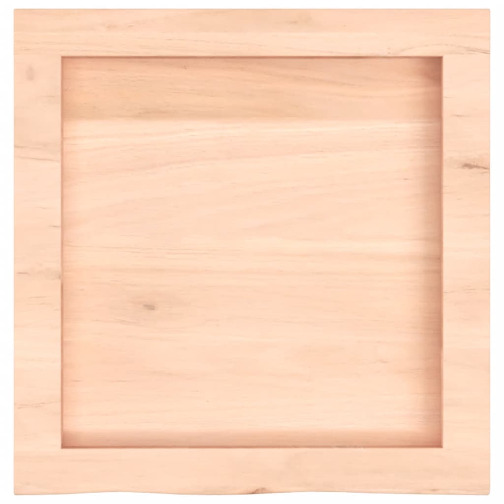 vidaXL Estante de pared madera maciza roble sin tratar 40x40x(2-6) cm