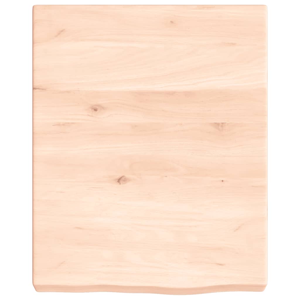 vidaXL Estante de pared madera maciza roble sin tratar 40x50x(2-6) cm