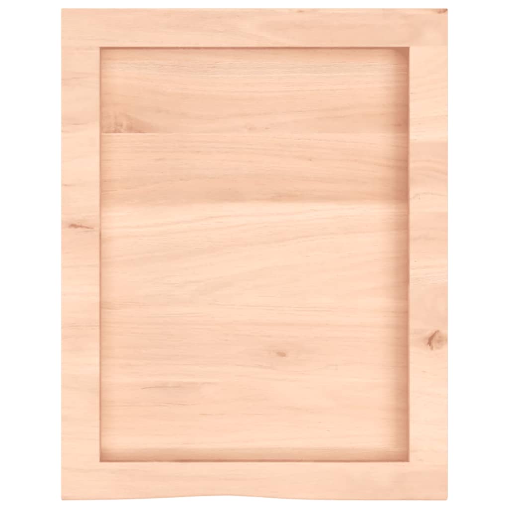 vidaXL Estante de pared madera maciza roble sin tratar 40x50x(2-6) cm