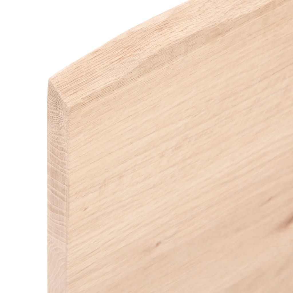 vidaXL Estante de pared madera maciza de roble sin tratar 40x60x2 cm