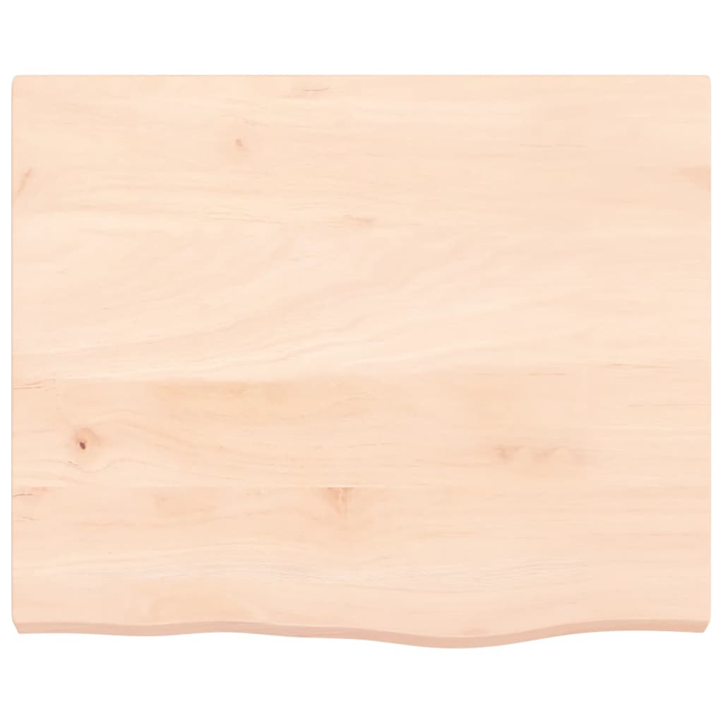 vidaXL Estante de pared madera maciza roble sin tratar 60x50x(2-4) cm