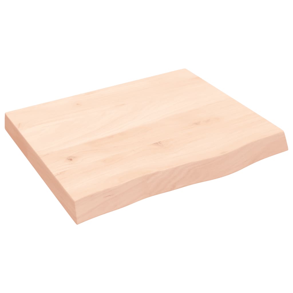 vidaXL Estante de pared madera maciza roble sin tratar 60x50x(2-6) cm