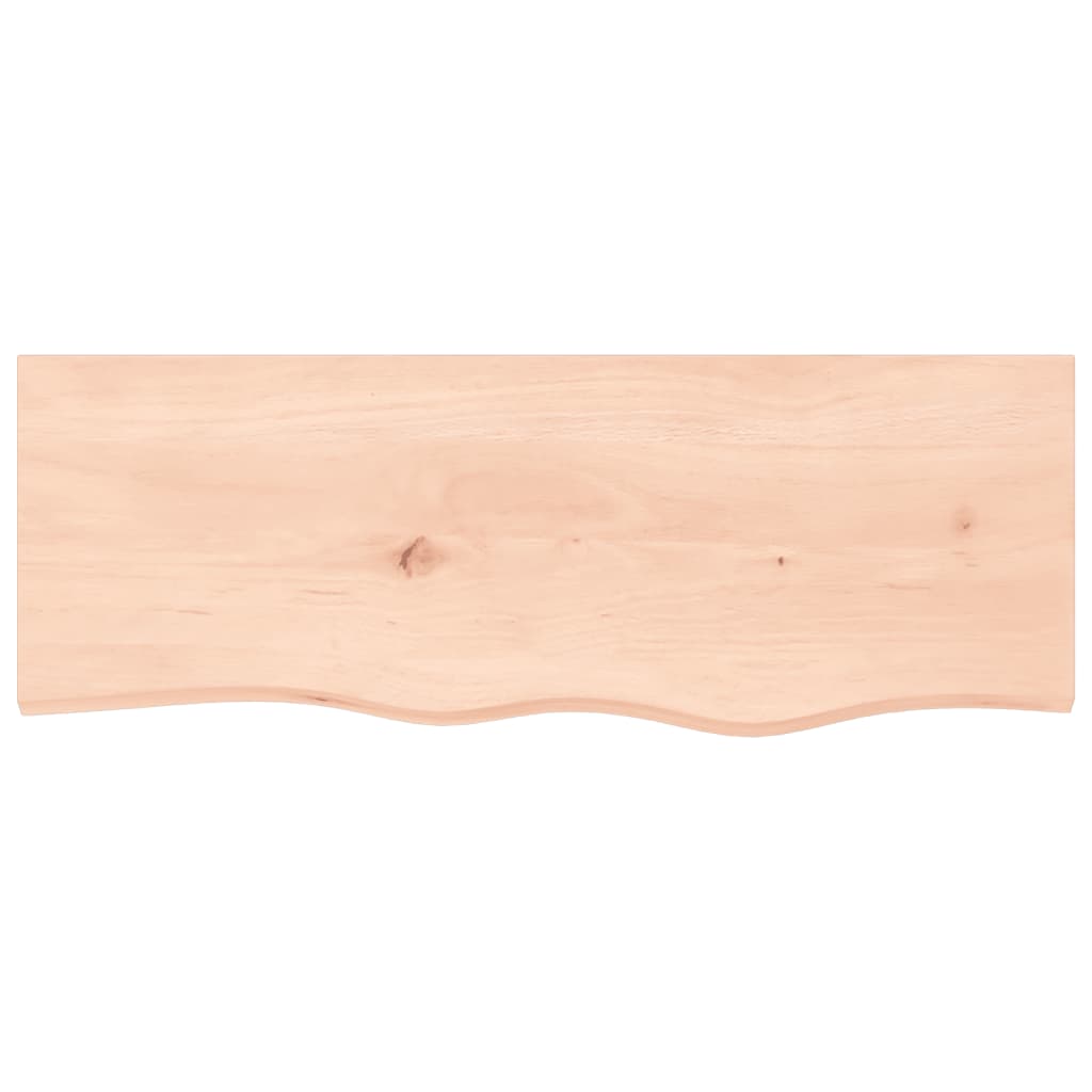 vidaXL Estante de pared madera maciza roble sin tratar 80x30x(2-6) cm