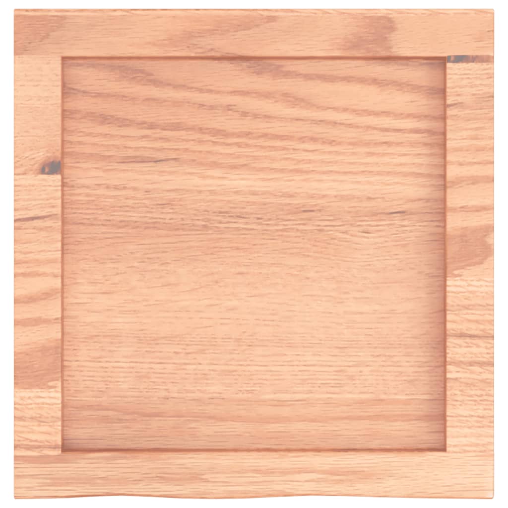 vidaXL Estante pared madera roble tratada marrón claro 40x40x(2-4) cm