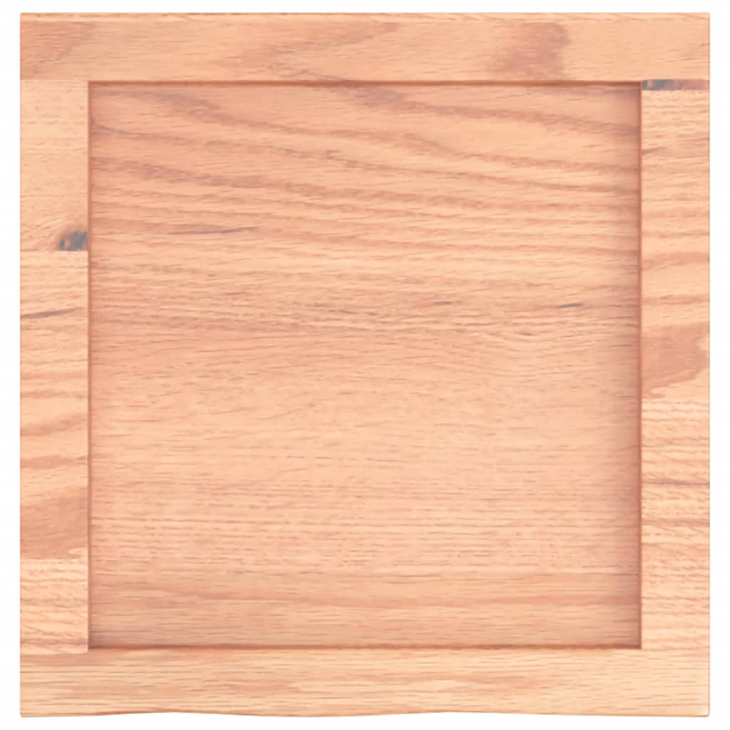 vidaXL Estante pared madera roble tratada marrón claro 40x40x(2-6) cm