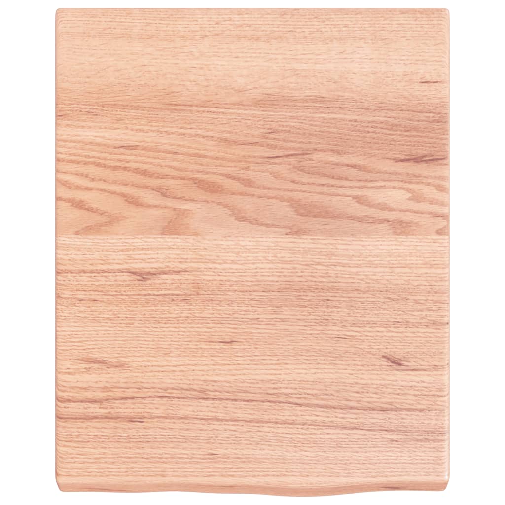 vidaXL Estante pared madera roble tratada marrón claro 40x50x(2-4) cm