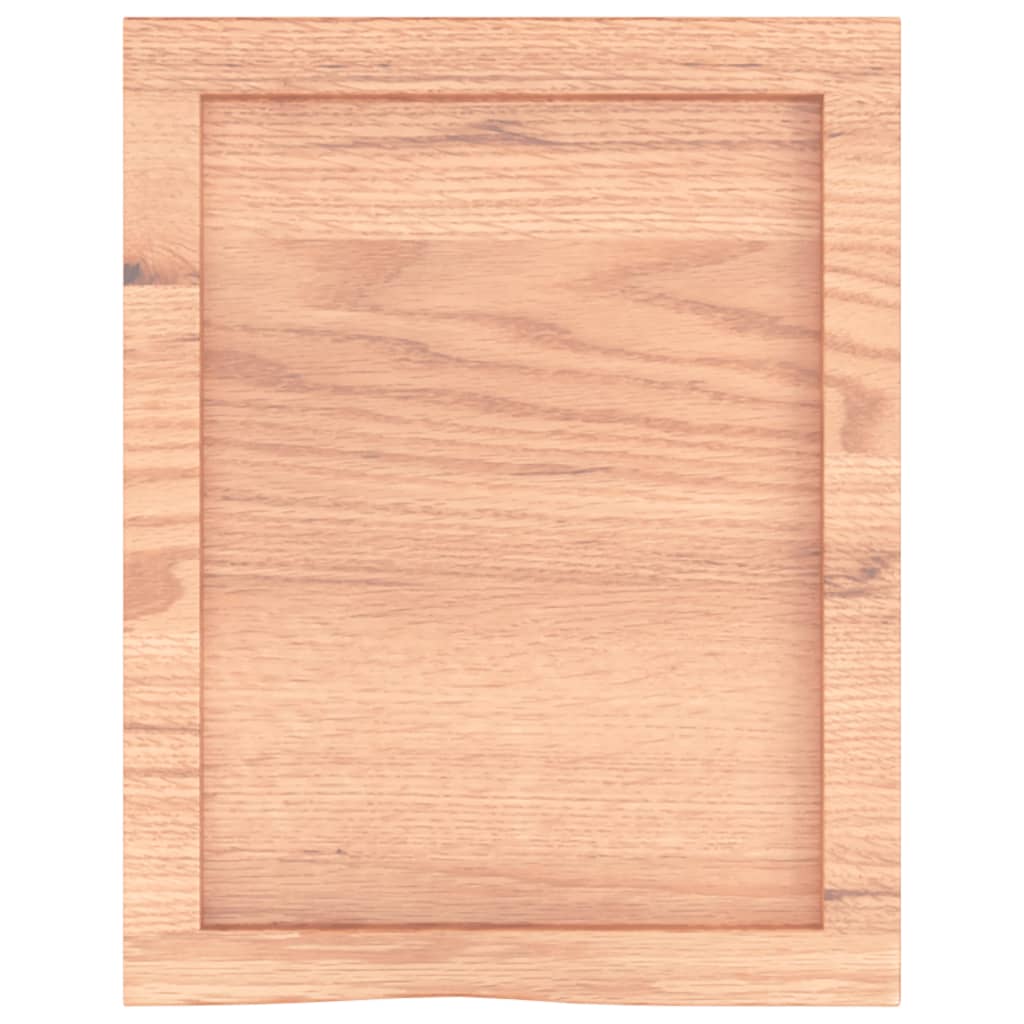 vidaXL Estante pared madera roble tratada marrón claro 40x50x(2-6) cm