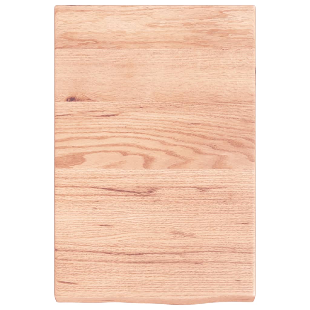 vidaXL Estante pared madera roble tratada marrón claro 40x60x(2-4) cm