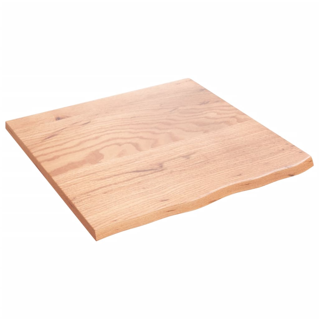 vidaXL Estante de pared madera de roble tratada marrón claro 60x60x2cm