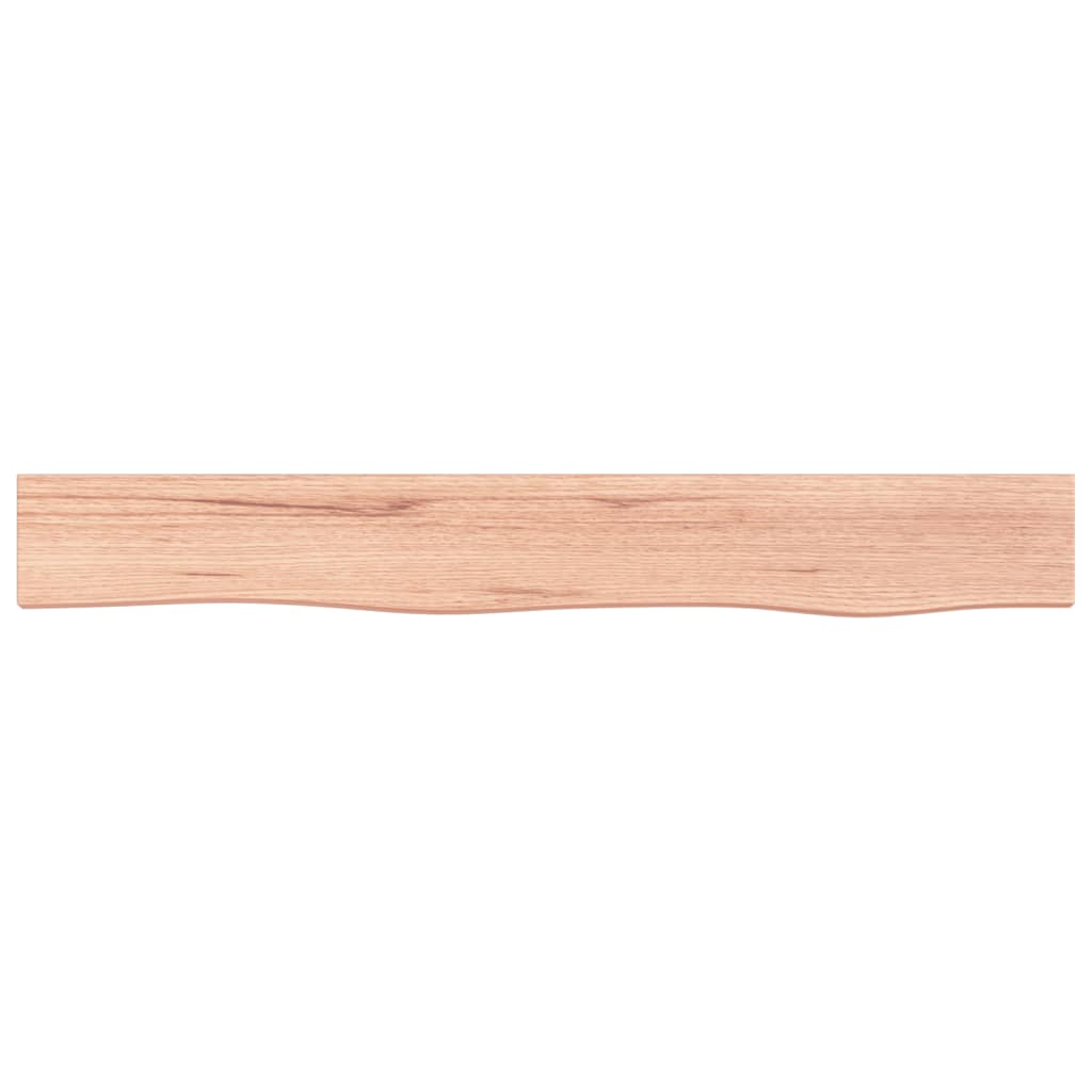 vidaXL Estante de pared madera de roble tratada marrón claro 80x10x6cm