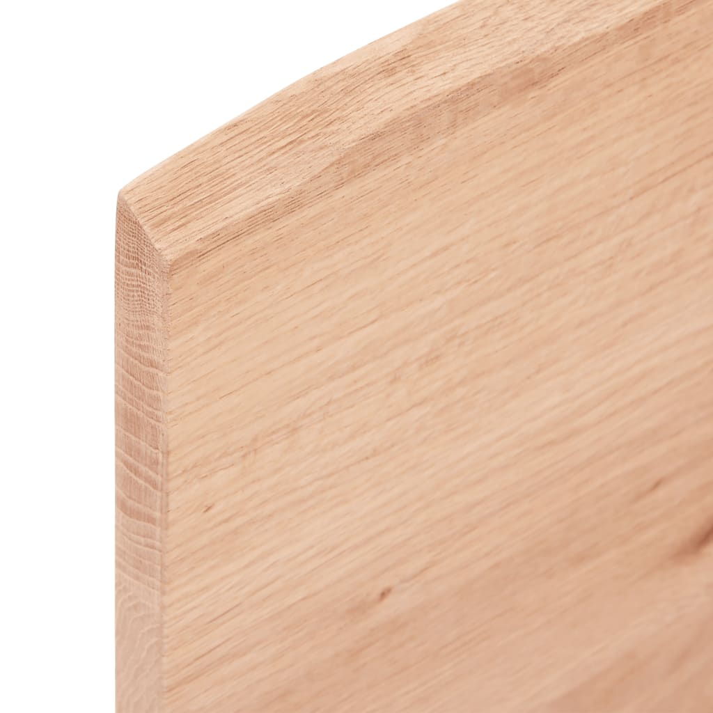 vidaXL Estante de pared madera de roble tratada marrón claro 80x30x2cm